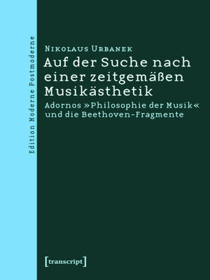 cover image of Auf der Suche nach einer zeitgemäßen Musikästhetik